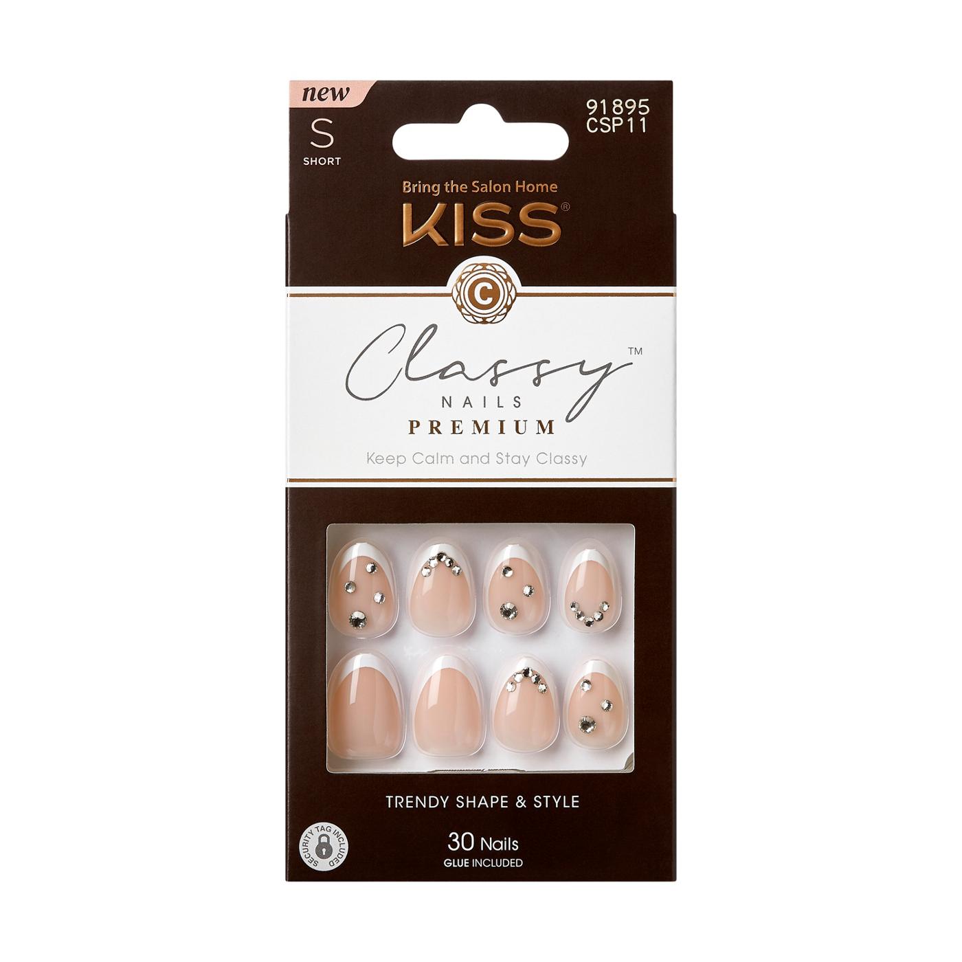KISS Classy Premium Nails - Prevailing; image 1 of 6