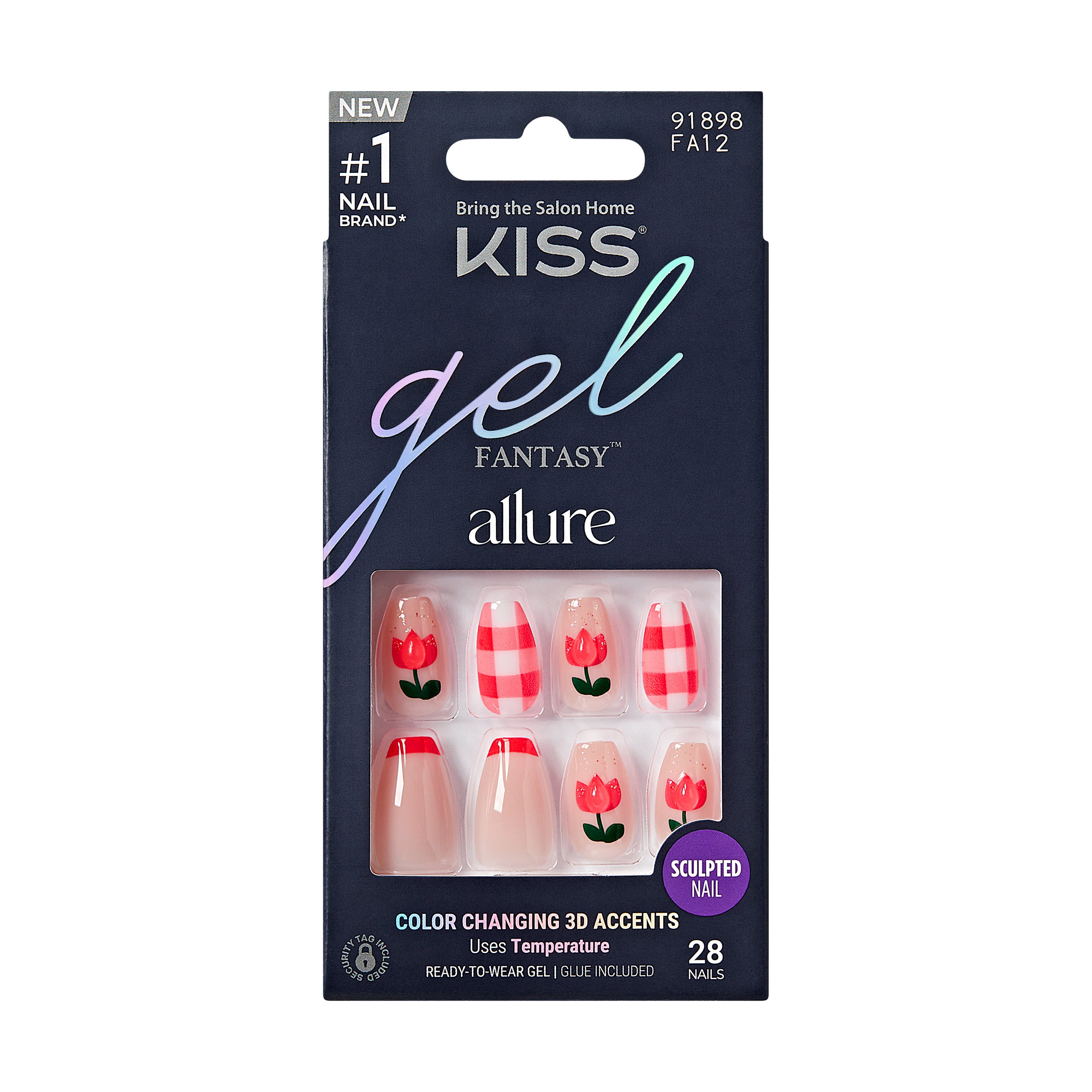 KISS Gel Fantasy Allure Nails All Yours Shop Nail sets at HEB
