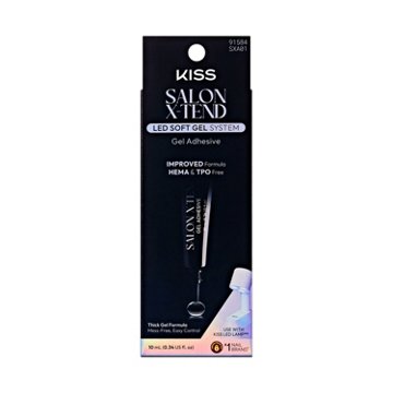 KISS Salon X-Tend Flawless Salon Gel nail Extenstion , 0.34 oz