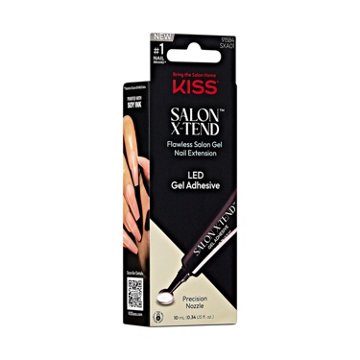 KISS Salon X-Tend Flawless Salon Gel nail Extenstion , 0.34 oz