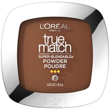 L'Oréal Paris True Match Super-Blendable Oil Free Makeup Powder W10 Deep
