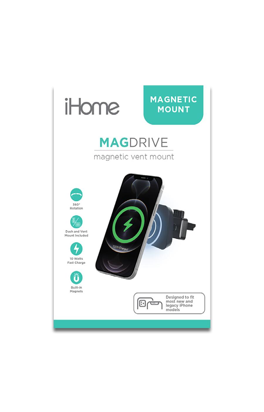 iHome Magdrive Magnetic Car Vent Mount; image 1 of 2