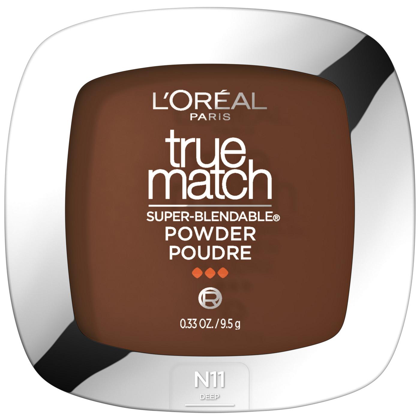 L'Oréal Paris True Match Super-Blendable Oil Free Makeup Powder N11 Deep; image 1 of 6