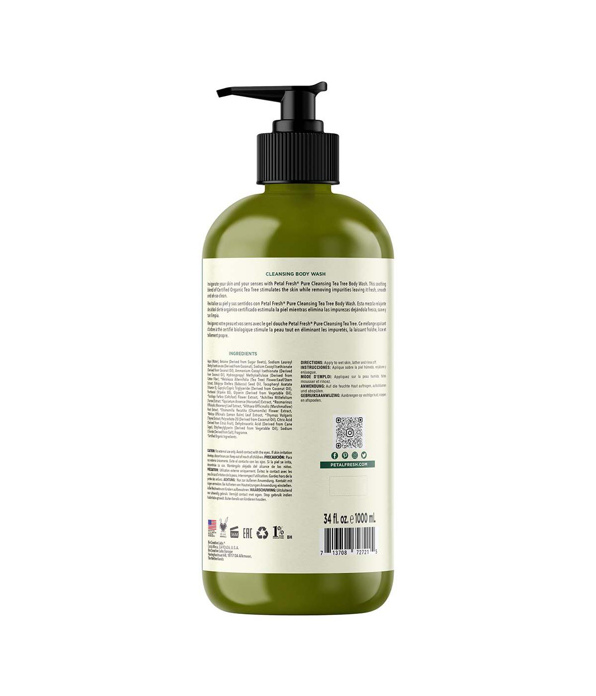 Petal Fresh Pure Cleansing Body Wash - Tea Tree ; image 2 of 2