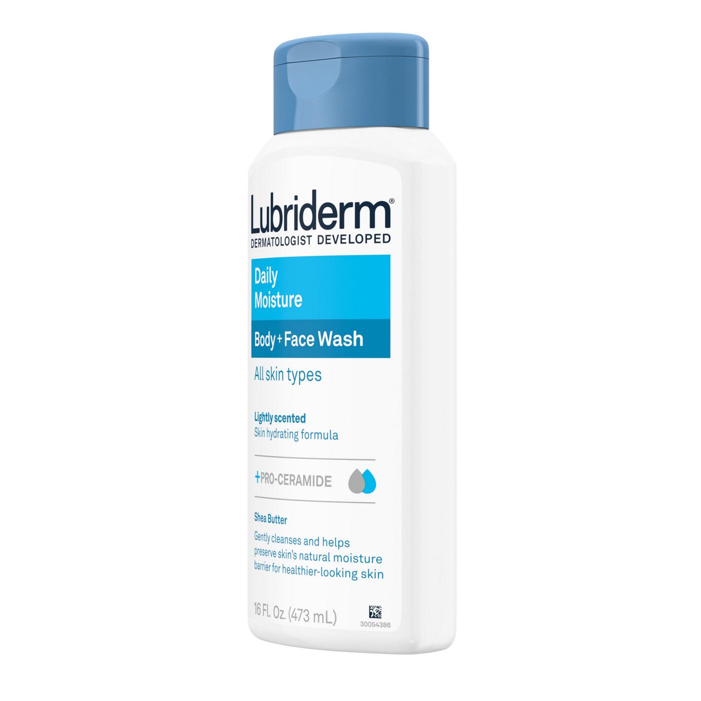 Lubriderm Daily Moisture Body + Face Wash - Light Fragrance; image 2 of 6