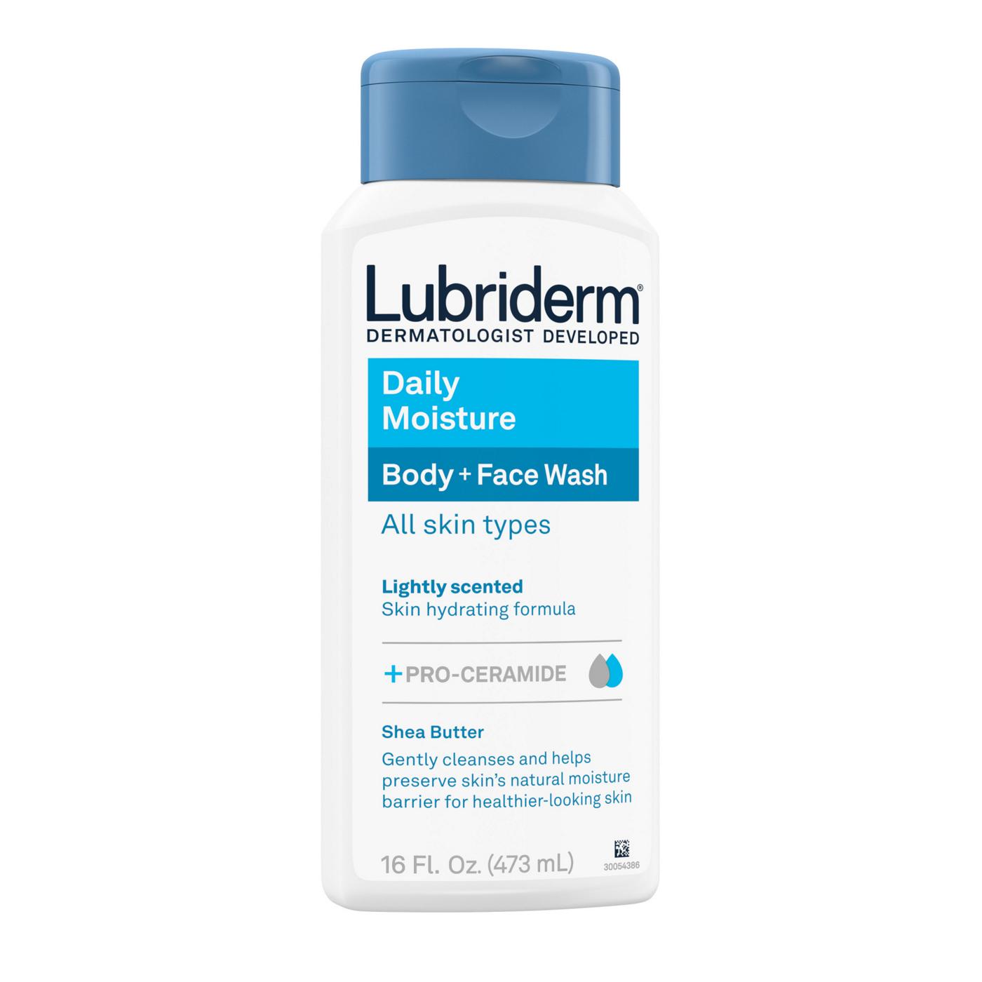 Lubriderm Daily Moisture Body + Face Wash - Light Fragrance; image 5 of 6