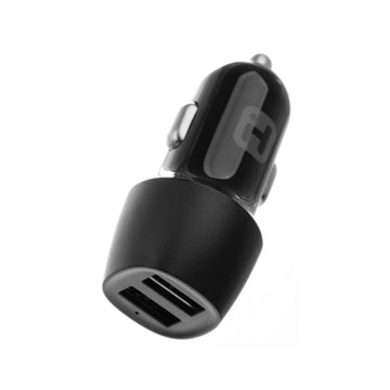 iHome Dual Port USB Car Charger - Black