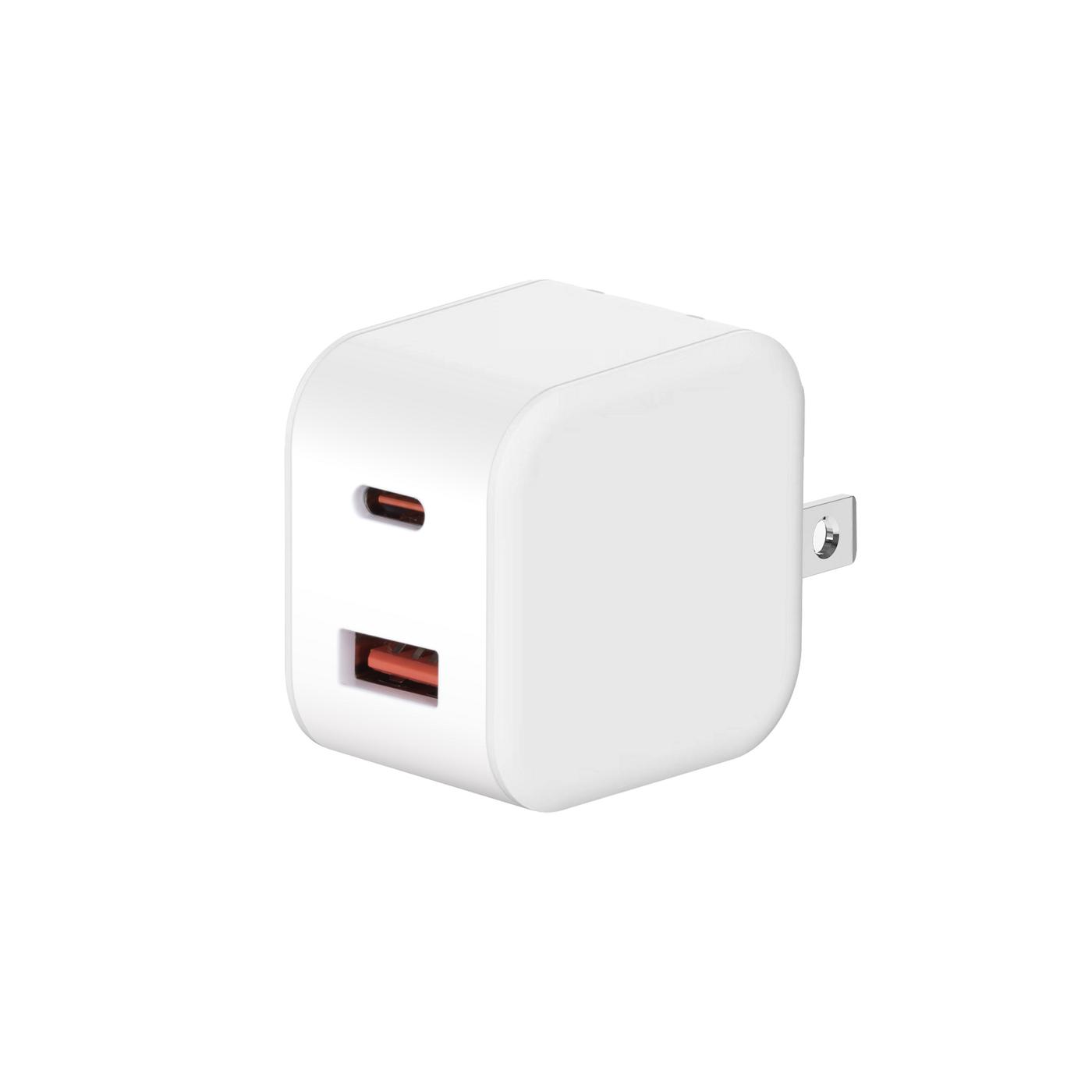 iHome Dual Port Rapid Wall Charger - White; image 2 of 2