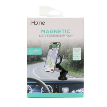 iHome Magnetic Dash & Windshield Car Mount - Black