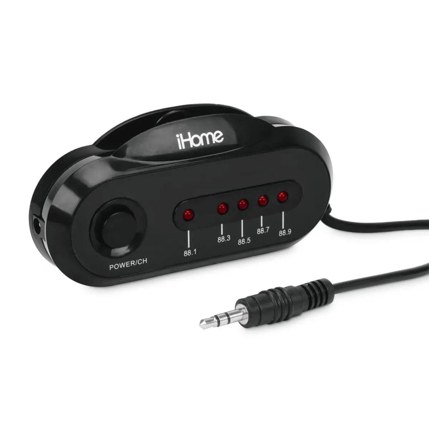 iHome FM Wireless Transmitter - Black; image 2 of 2