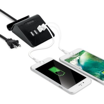 iHome 4-Port USB Charging Stand - Black