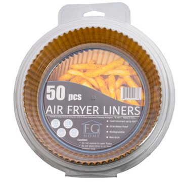 FG Round Air Fryer Liners, 50 Ct, 6.3"