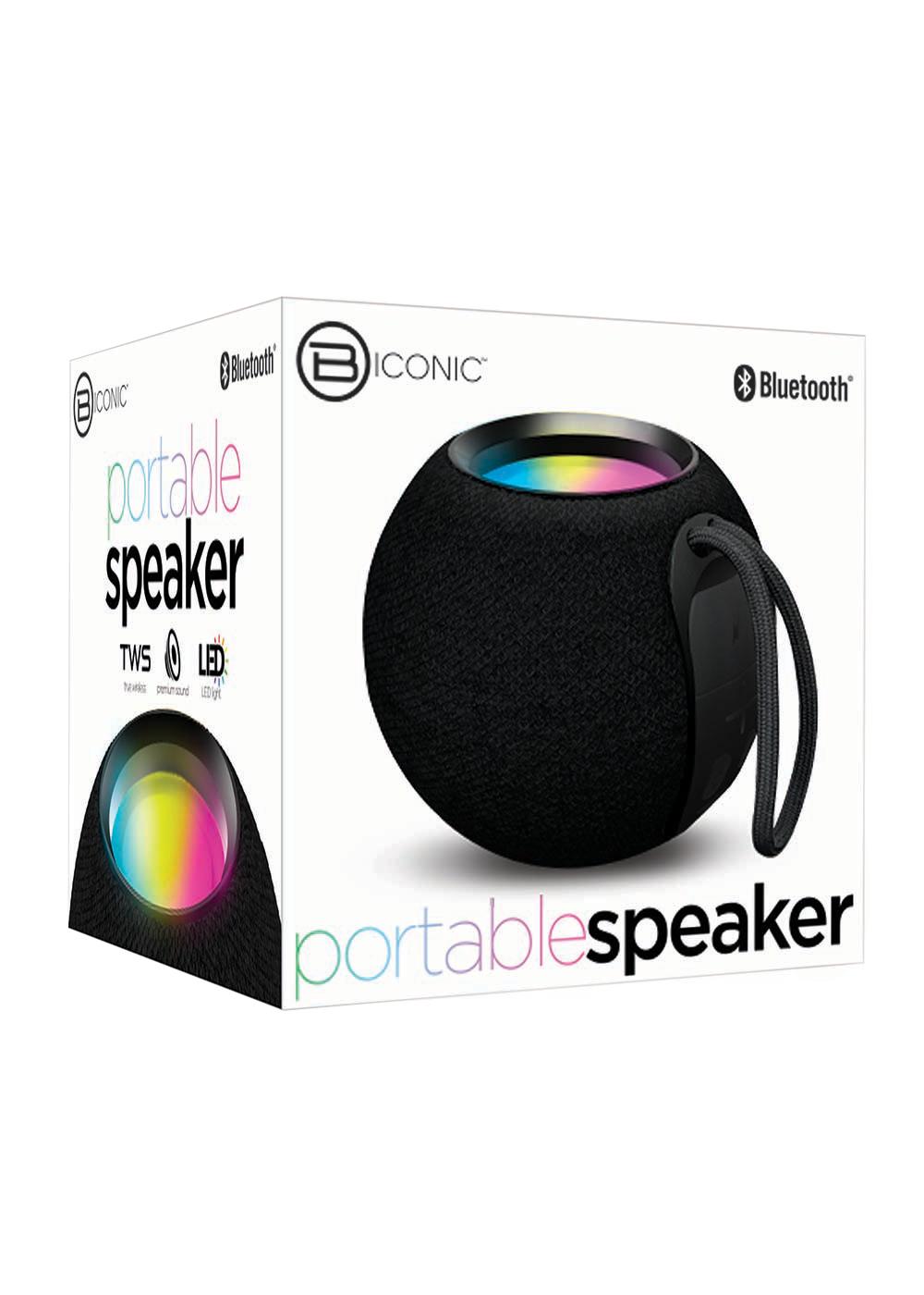 Portable best sale round speaker