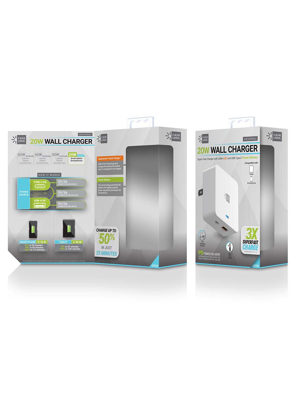 Case Logic 20-Watt Wall Charger; image 2 of 2