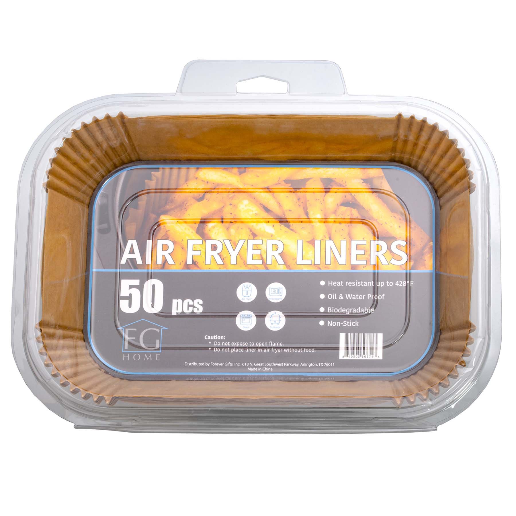 FG Rectangle Air Fryer Liners, 50 Ct Shop Baking tools at HEB