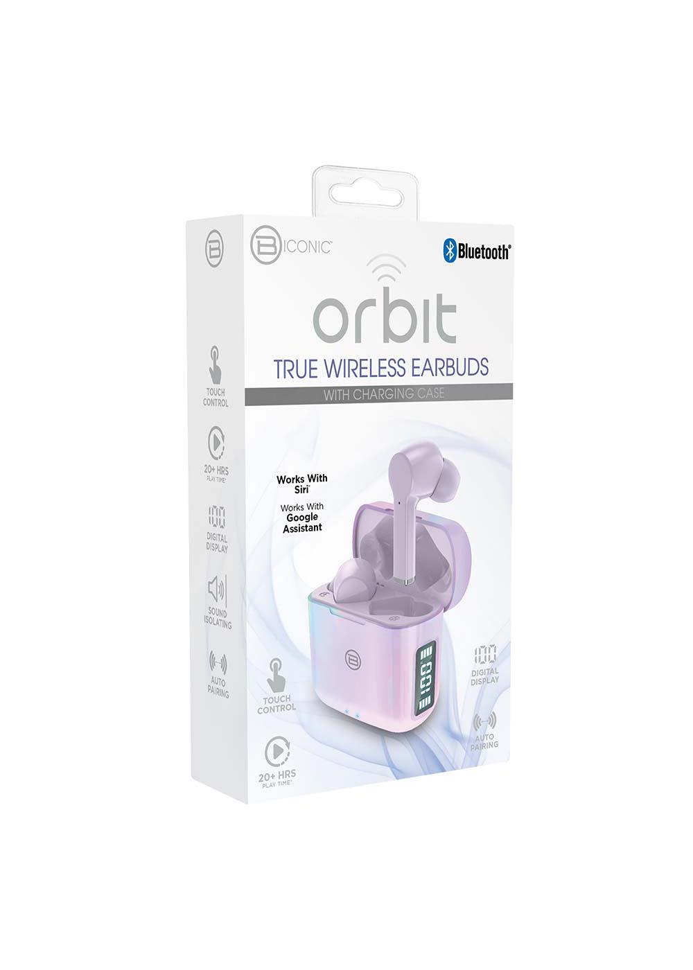 Biconic Orbit True Wireless Earbuds - Purple; image 1 of 2