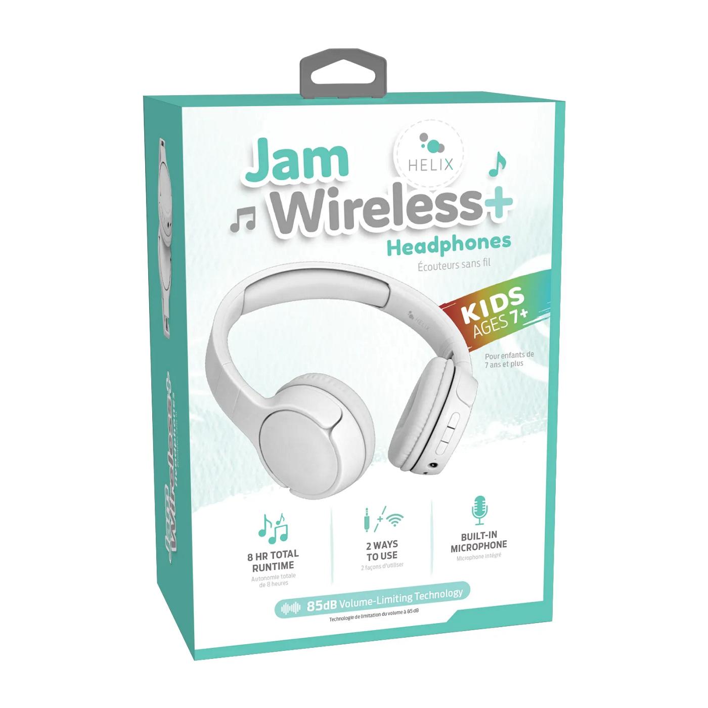 Helix JamWireless Kids Bluetooth Headphones White Shop Headphones