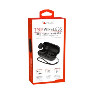 Helix True Wireless High Fidelity Earbuds - Black