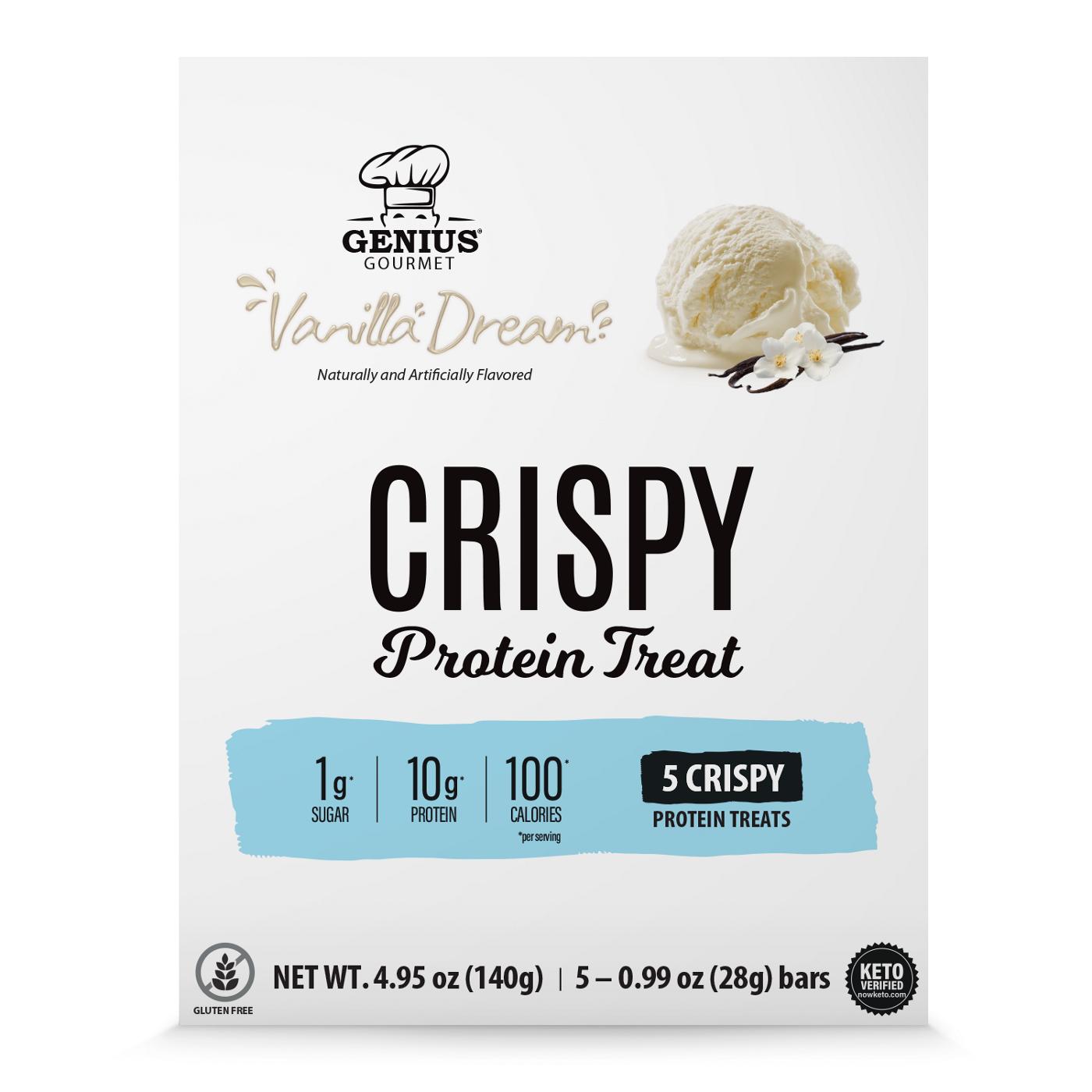 Genius Gourmet Crispy Protein Treat - Vanilla Dream; image 1 of 2