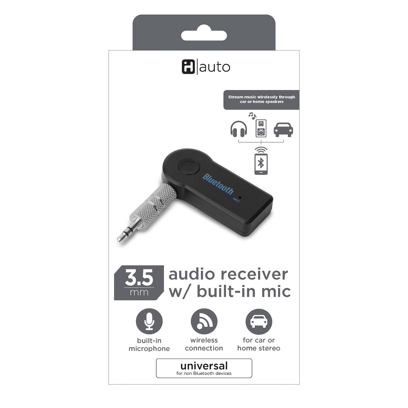 iHome Bluetooth Audio Receiver - Black; image 1 of 2