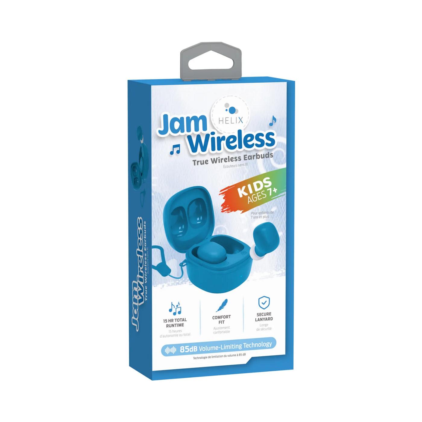 Helix JamWireless Kids Earbuds - Blue; image 1 of 2