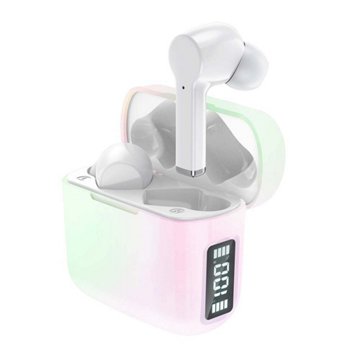 Biconic Orbit True Wireless Earbuds - Iridescent White