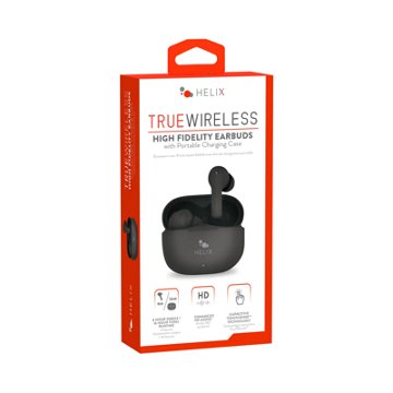 Helix True Wireless High Fidelity Earbuds - Black