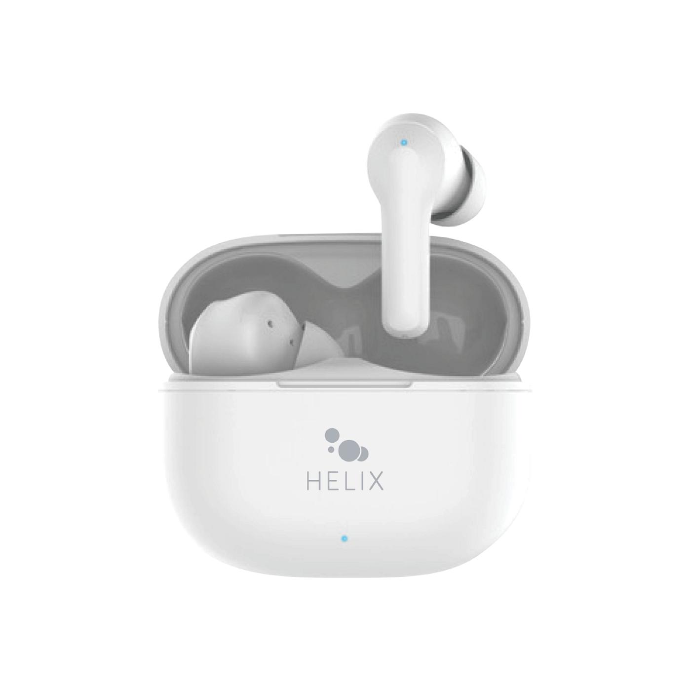 Helix True Wireless High Fidelity Earbuds - White; image 2 of 2