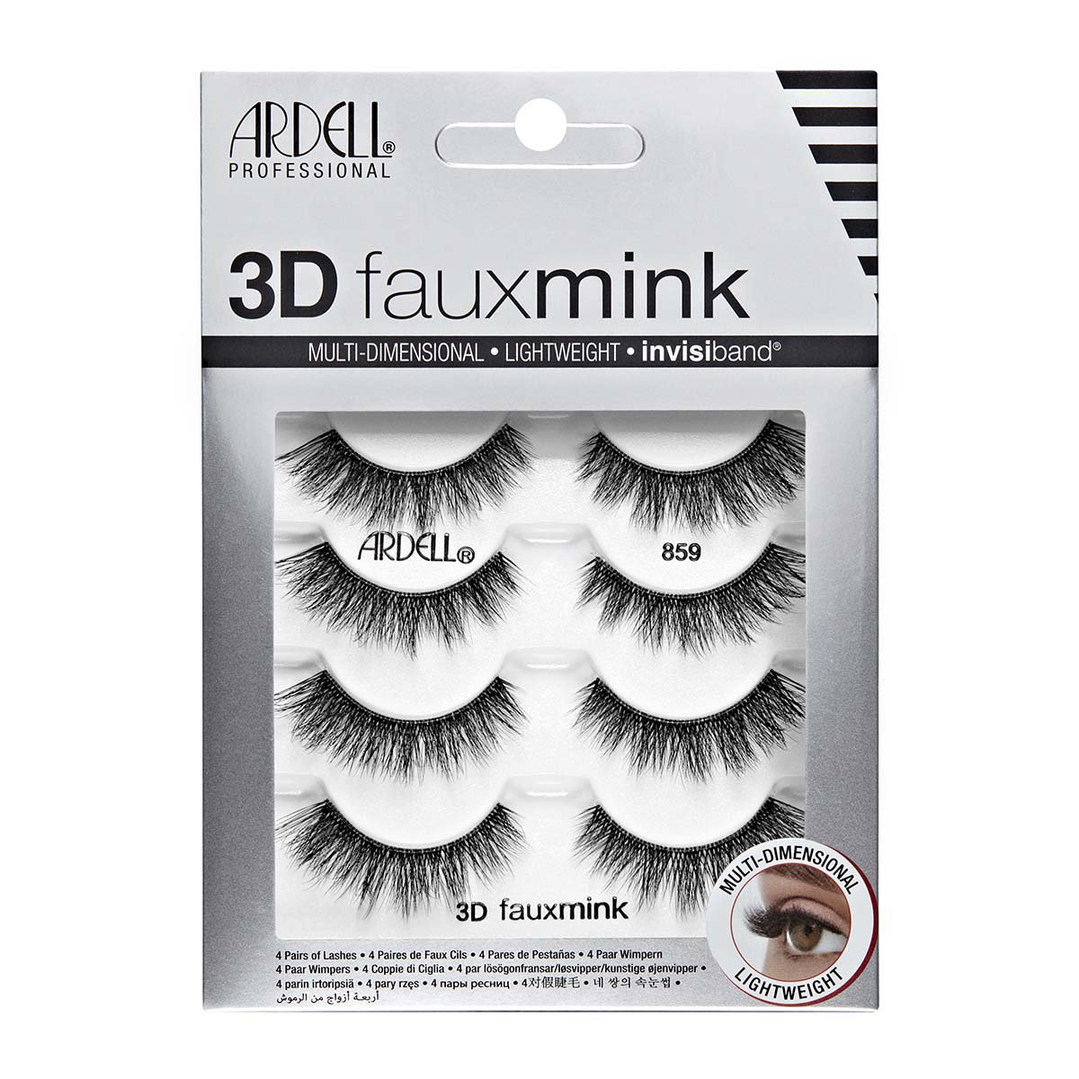 Ardell 3D Faux Mink Lashes 859 Shop False Eyelashes at HEB