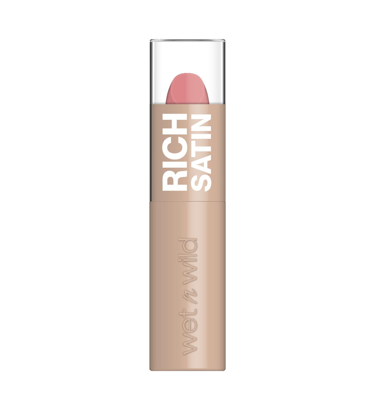 Wet n Wild Rich Satin Lip Color - Hush Lil Beige; image 1 of 2