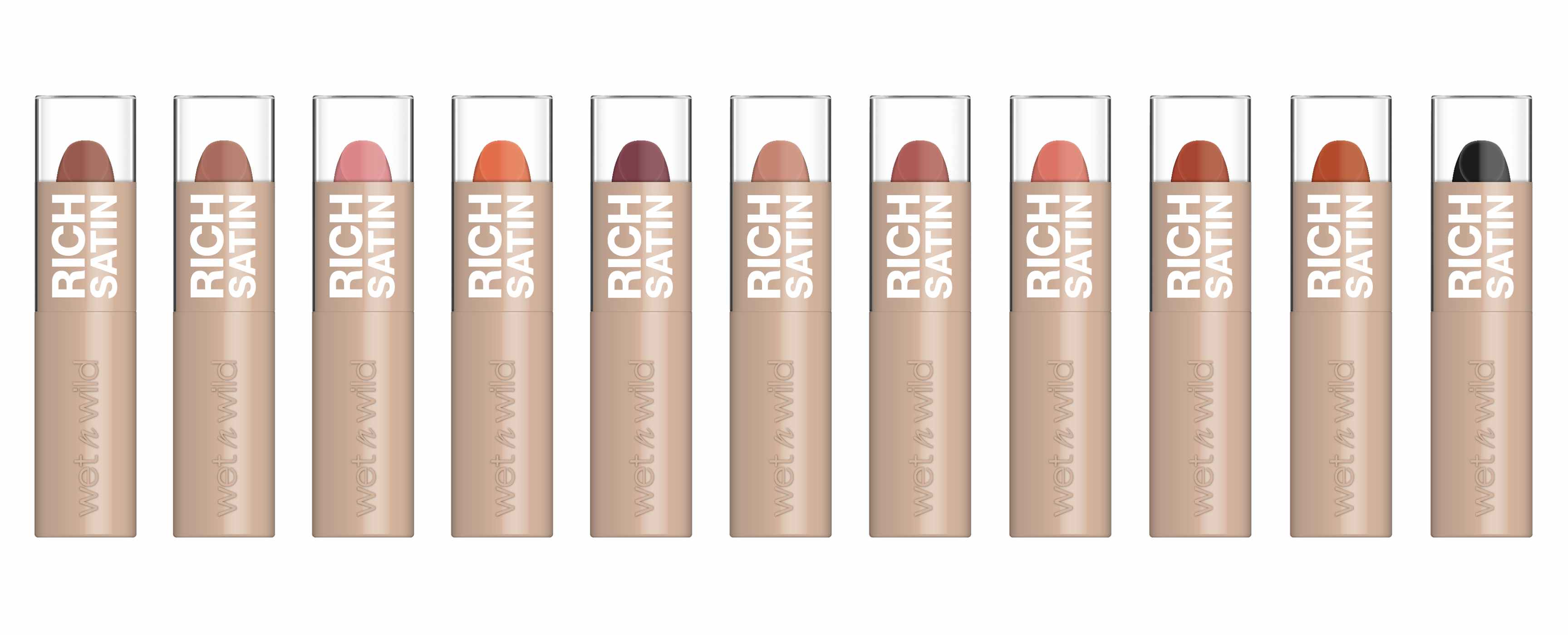 Wet n Wild Rich Satin Lip Color - Hush Lil Beige; image 2 of 2