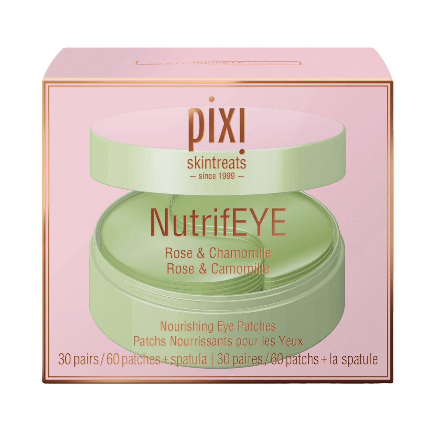 Pixi NutrifEye Nourishing Eye Patches - Rose & Chamomile; image 1 of 3