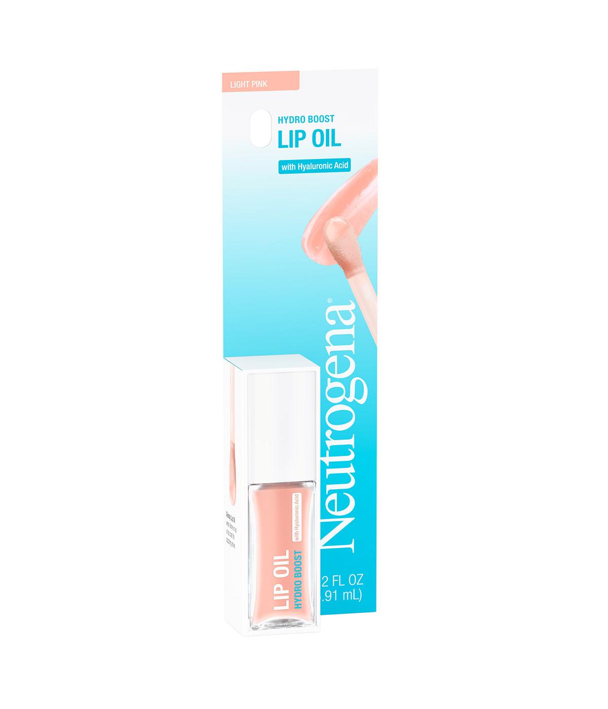 Neutrogena Hydro Boost Tinted Plumping Lip Oil - Light Pink; image 1 of 2