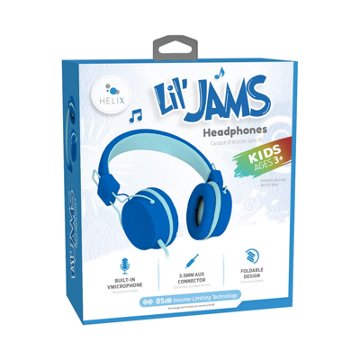 Helix Lil' Jams Kids Headphones - Blue