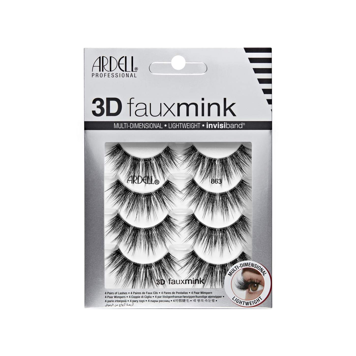 Ardell 3D Faux Mink Lashes - 863; image 1 of 3
