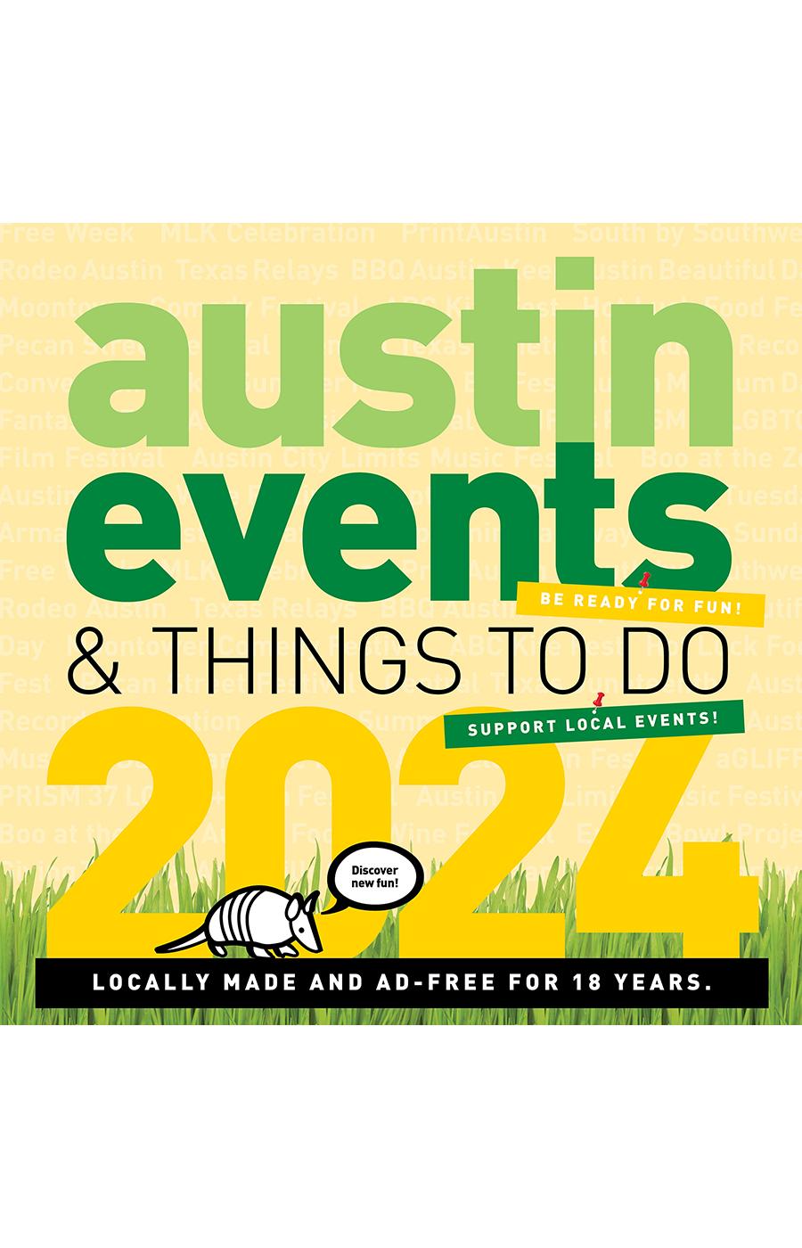 Big Weekend Calendars Austin Events 2024 Wall Calendar Shop Planners