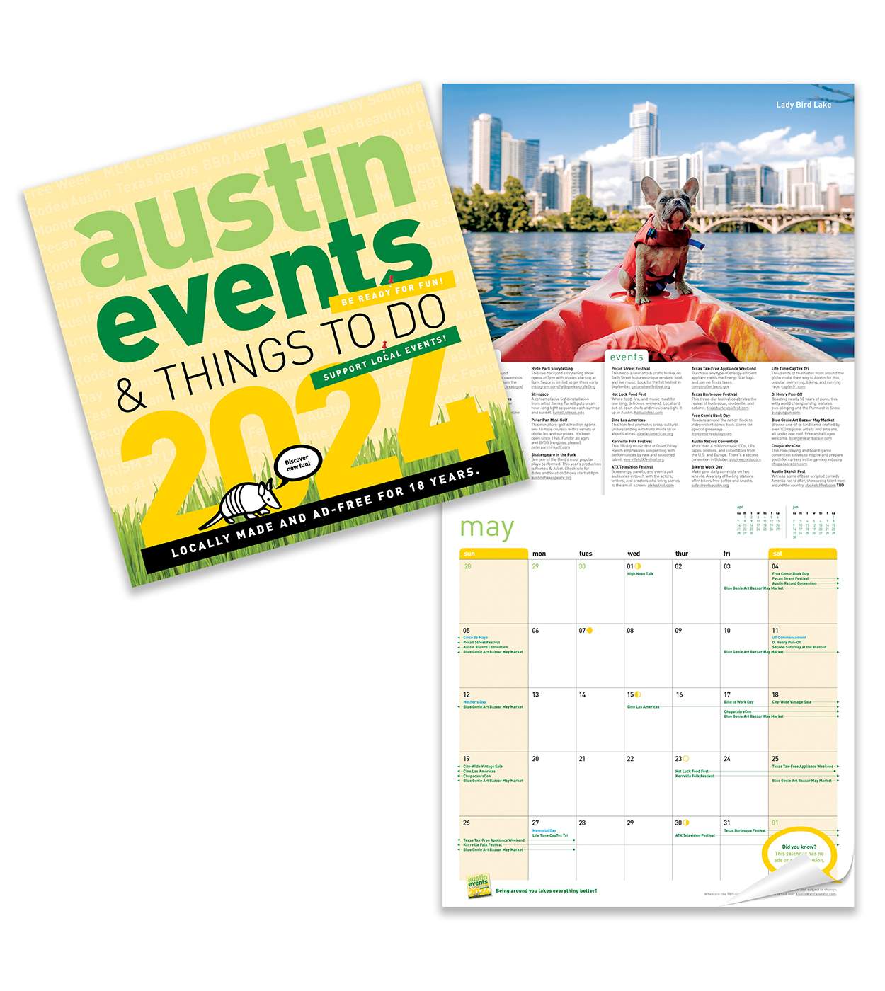 Big Weekend Calendars Austin Events 2025 Wall Calendar Shop Planners