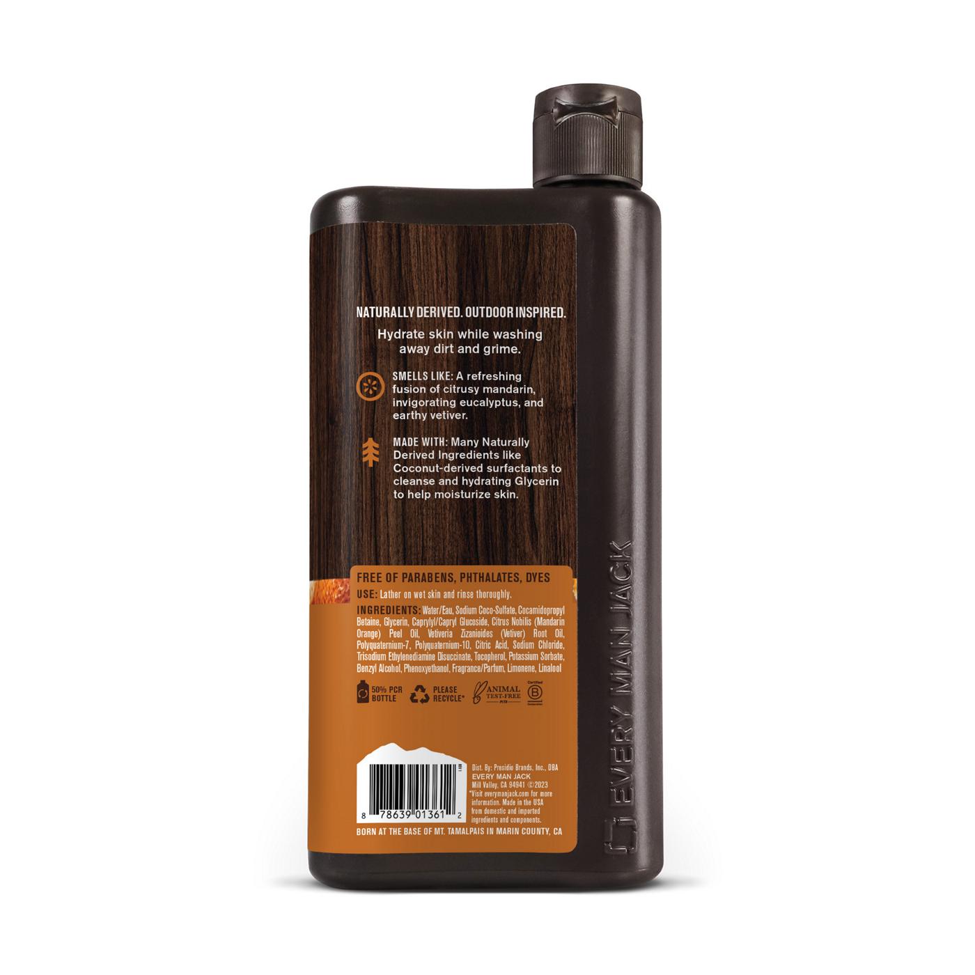 Every Man Jack Body Wash - Mandarin Vetiver; image 2 of 2