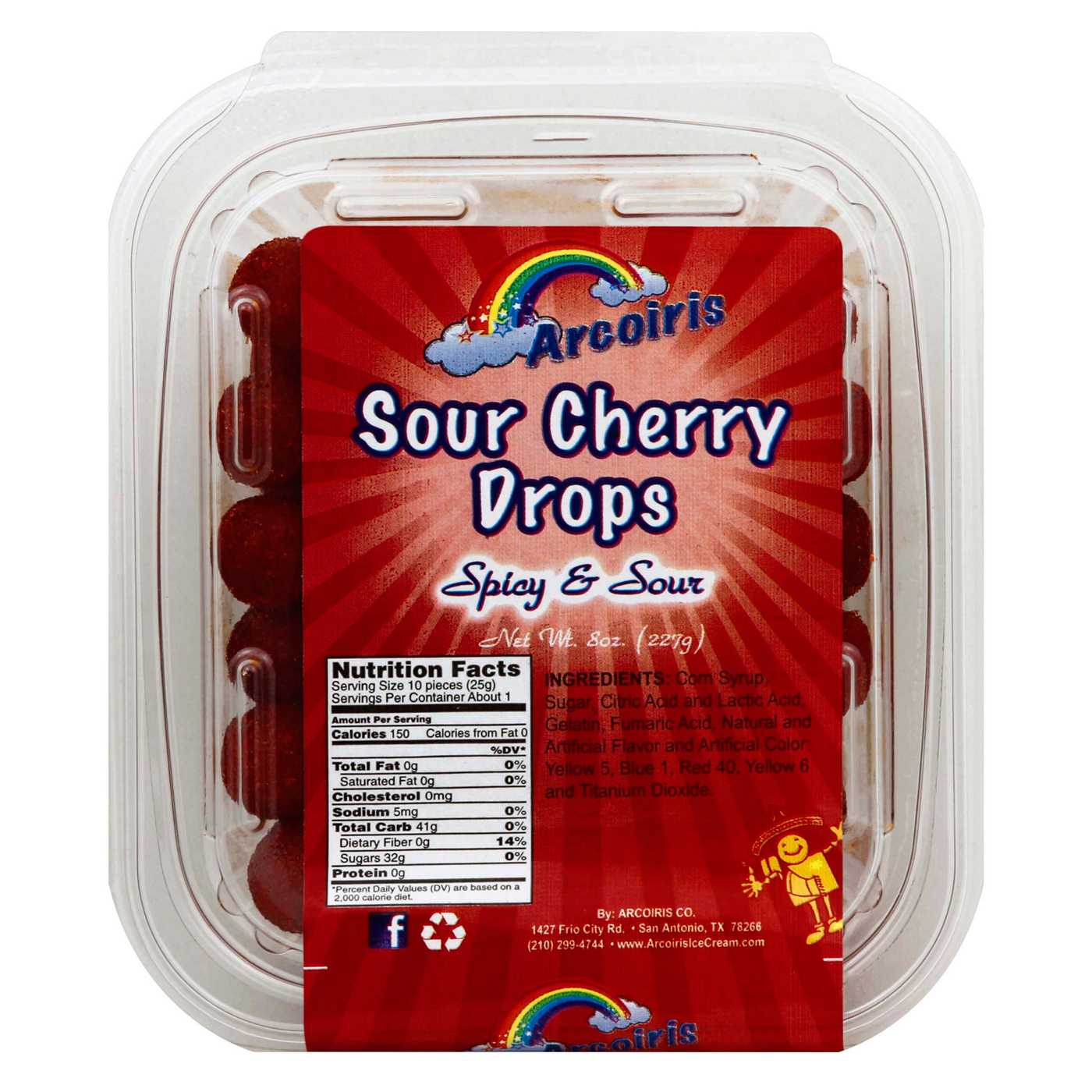 Arcoiris Sour Cherry Drops; image 1 of 2