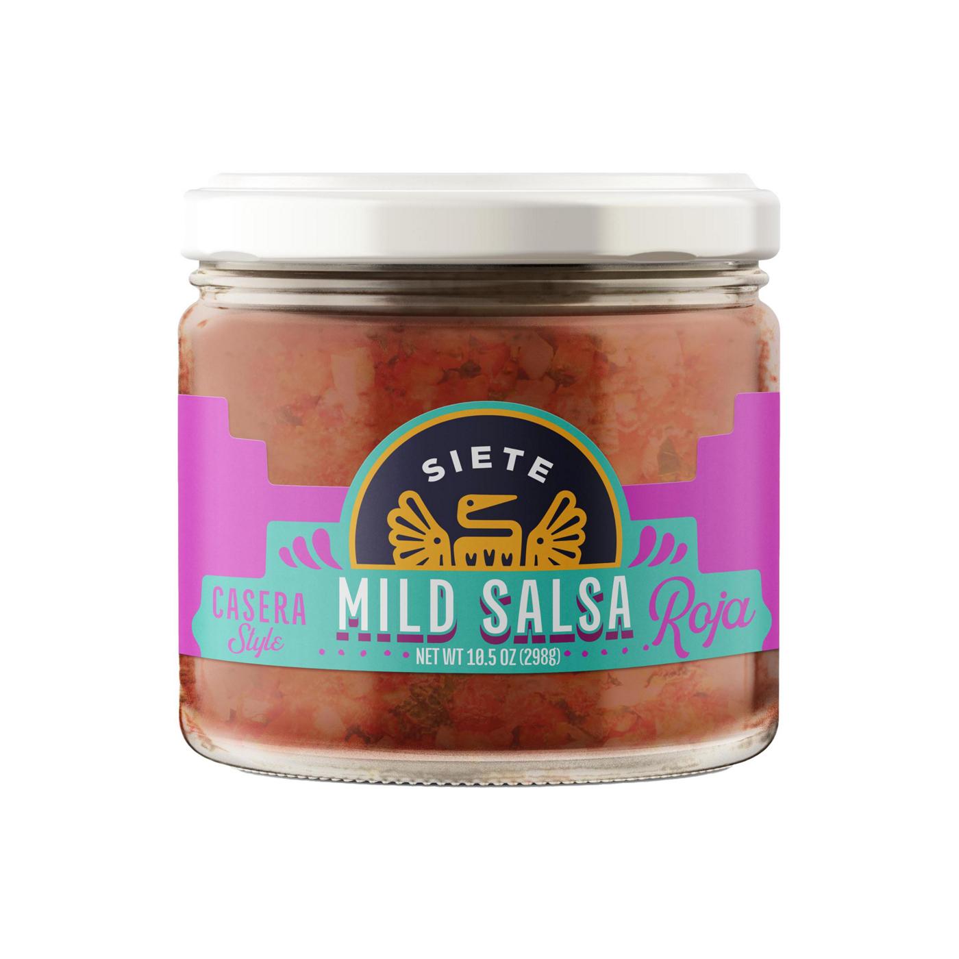 Siete Casera Style Roja Mild Salsa; image 1 of 3