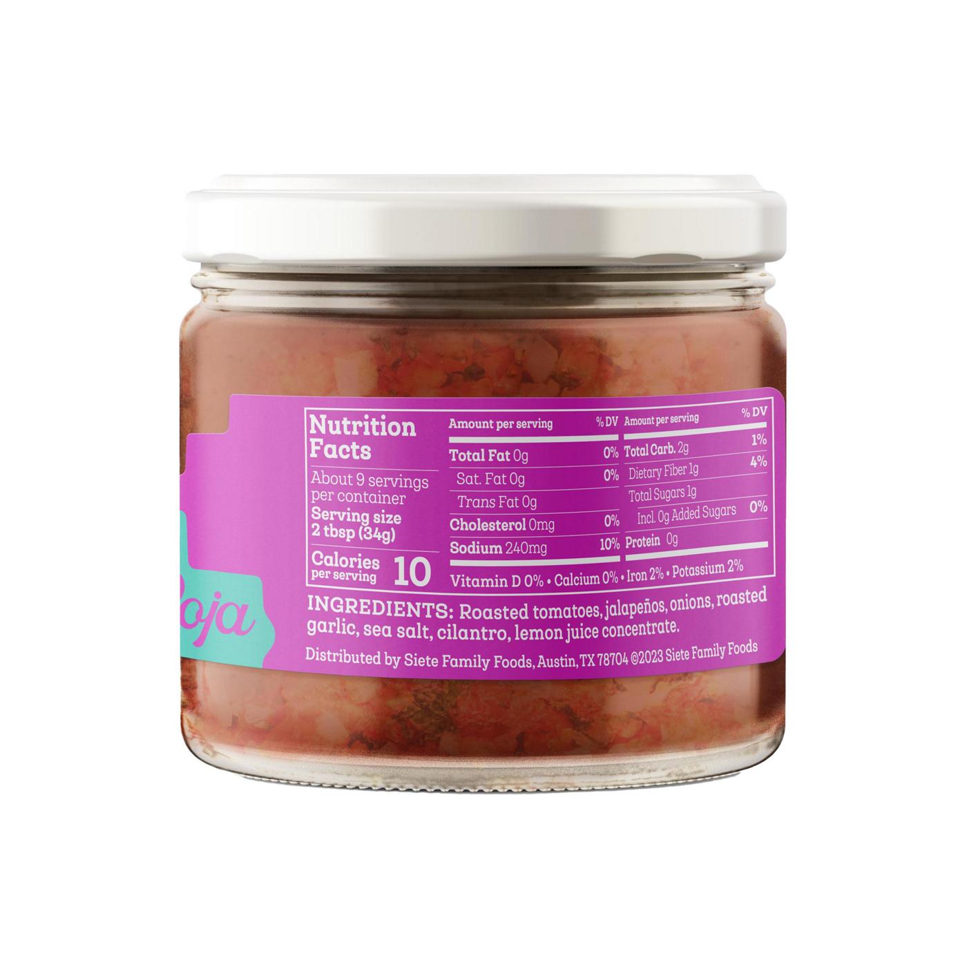 Siete Casera Style Roja Mild Salsa; image 3 of 4