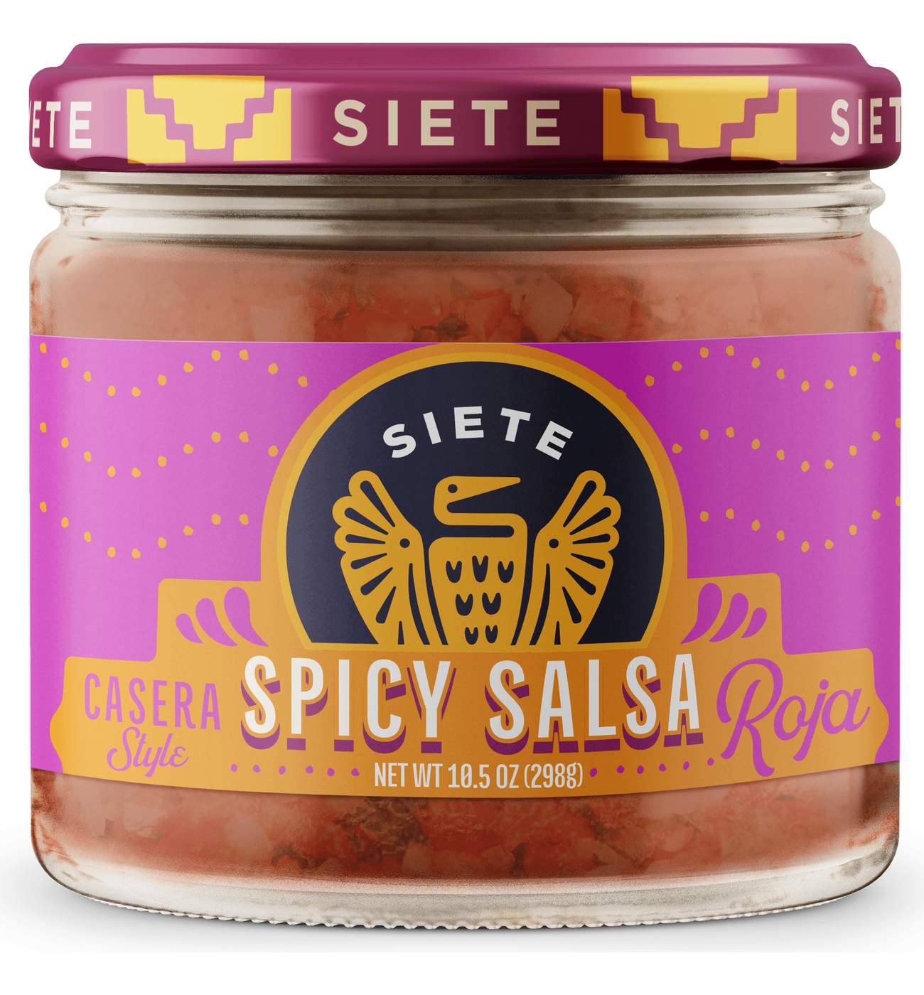 Siete Casera Style Spicy Salsa Roja; image 1 of 4