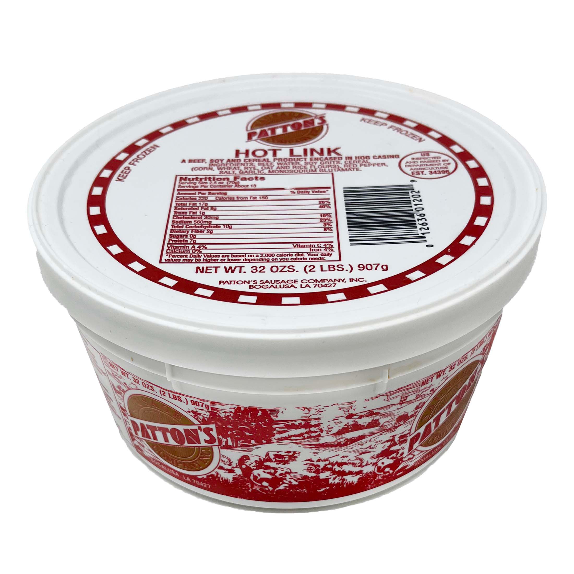 Patton's Beef Hot Links Shop Beef & veal at HEB