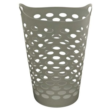 Starplast Large Round Flex Hamper - Gray