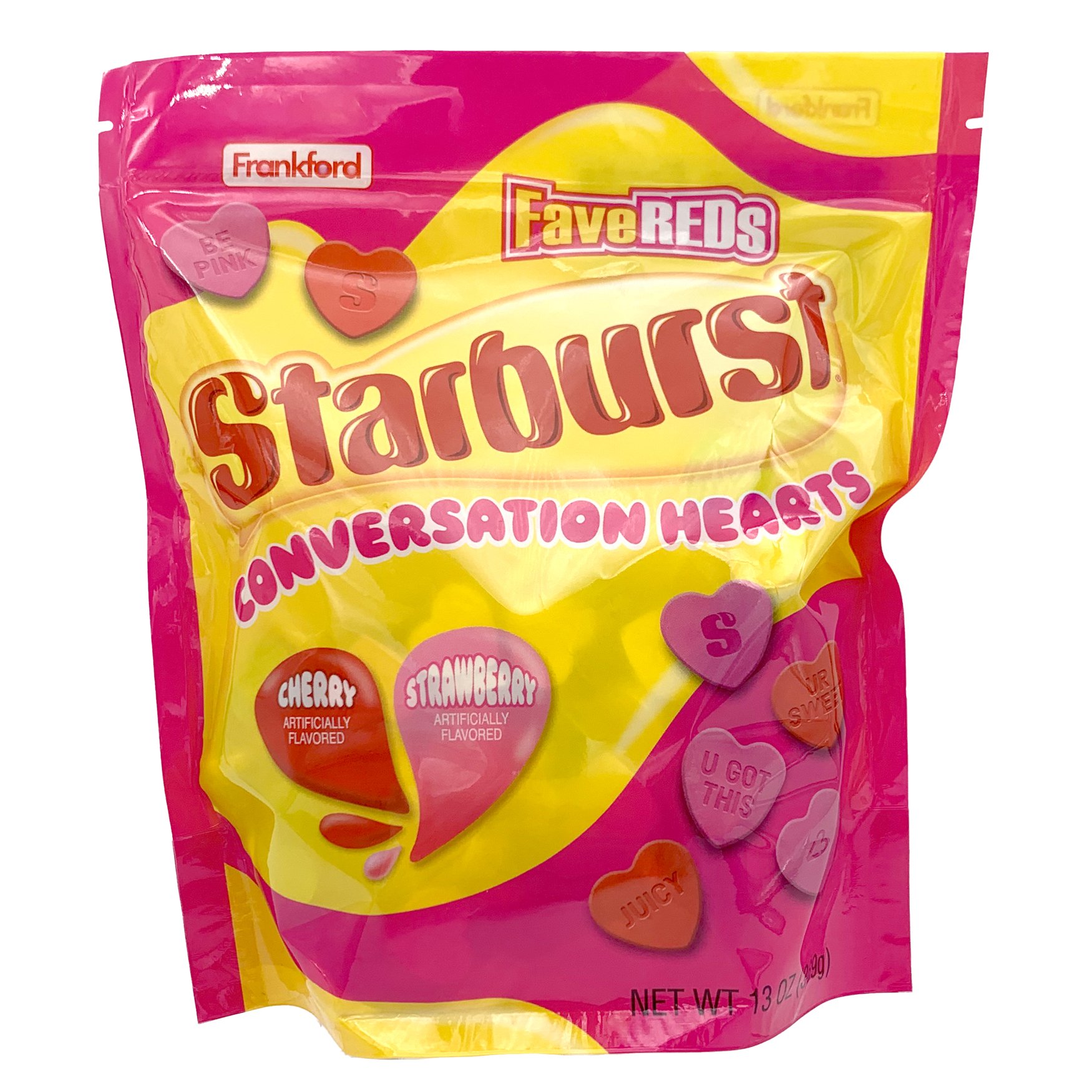 Frankford Starburst FaveReds Conversation Hearts Valentine's Candy ...