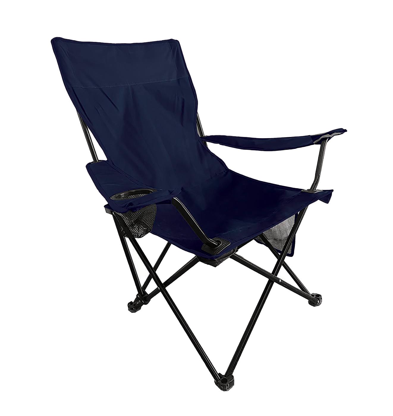 Caravan Folding Quad Chair - Navy Blue; image 2 of 2