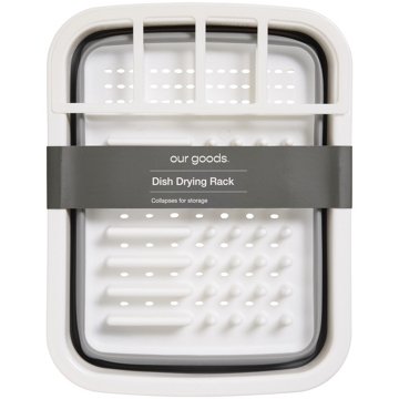 our goods Collapsible Dish Drying Rack, 12.4" x 4.92"