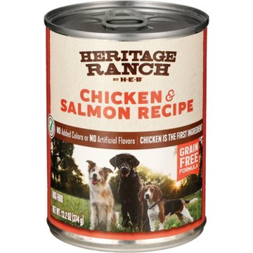 Heritage Ranch by H-E-B Grain-Free Wet Dog Food - Chicken & Salmon