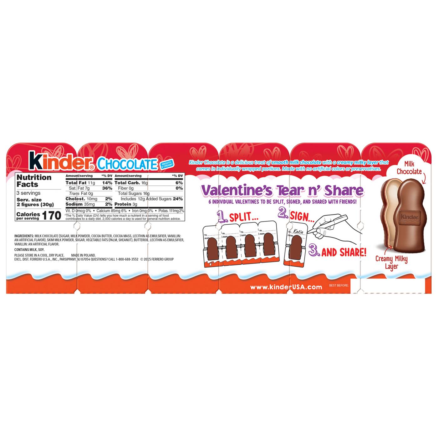 Kinder Chocolate Valentine's Exchange Candy Figures; image 3 of 6