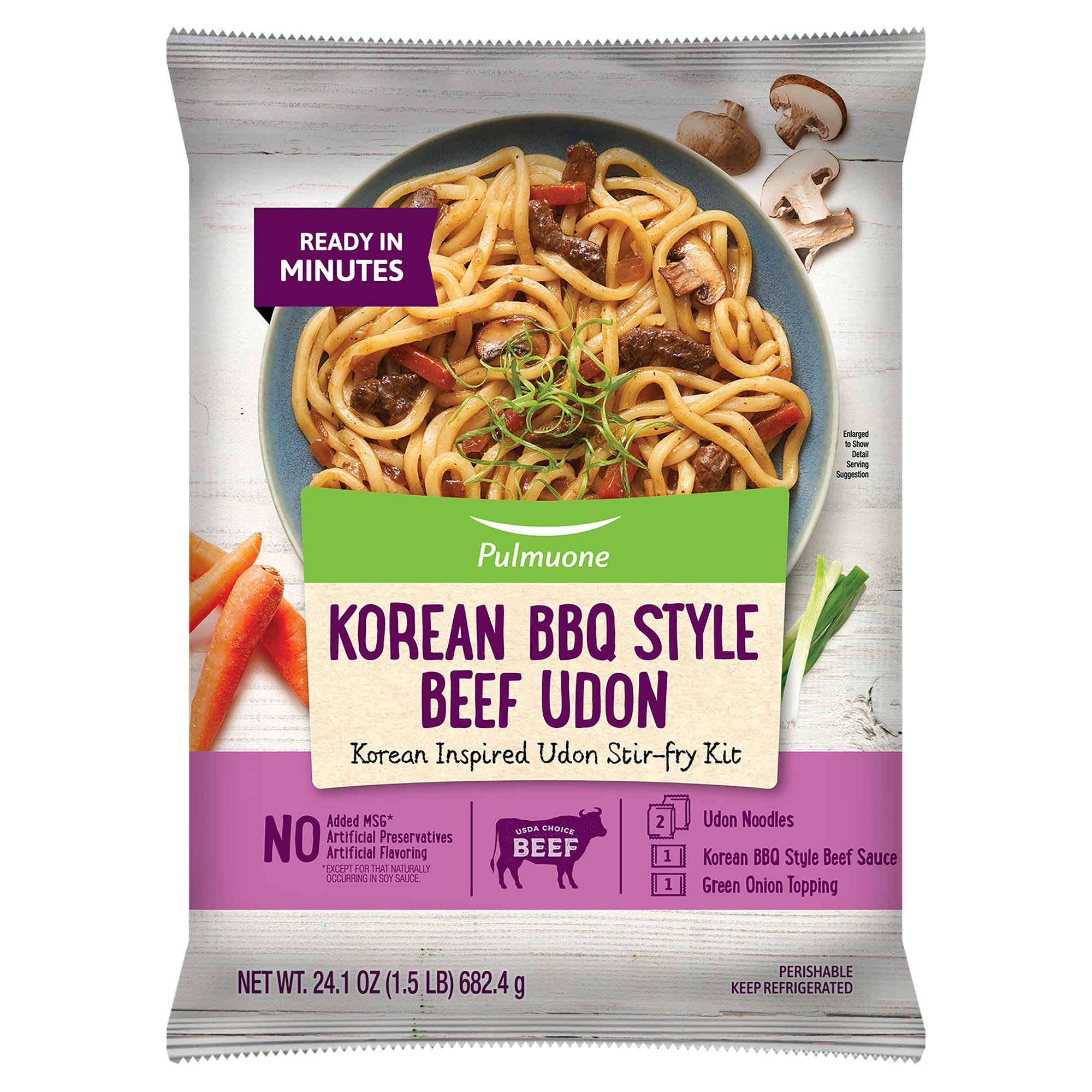 Pulmuone StirFry Kit Korean BBQ Style Beef Udon Shop Entrees